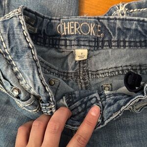 Cherokee Women's Denim Jeans with Stitch Detail